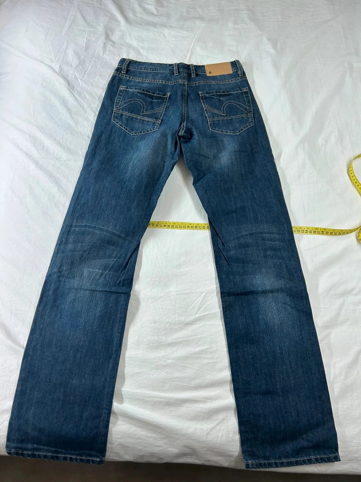 Jules navy blue straight cut jeans w26 l34 – photo 13